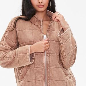 Free People dupe quilted jacket